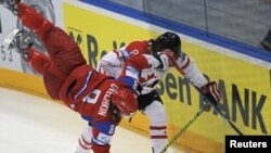 Фрагмент матча Россия - Канада