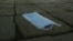 Kazakhstan. Covid-19 Medical mask lying on the sidewalk. Almaty, December 9, 2020
