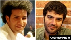 Milad Fadaýy (çepde) we Suleýman Mohammadi.
