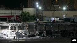 Правоохоронці підозрюють терористичну атаку. На фото - наслідки вибухів, 20 лютого 2025 року 