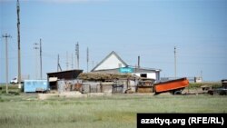 Виды села Оразак. Акмолинская область, 11 июня 2021 года