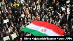 Проправительственная демонстрация в Иране 