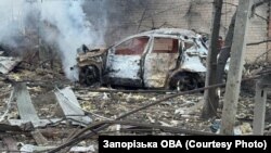 Наслідки удару РФ по Запоріжжю, фото ілюстративне