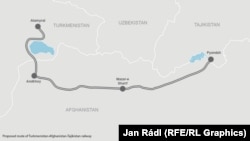 Türkmenistan-Owganystan-Täjigistan demirýol taslamasy 