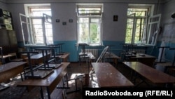 Иллюстративное фото. Школа на Донбассе, 1 сентября 2014 года