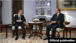 Ռուսաստանի և Հայաստանի վարչապետների հանդիպումը Մոսկվայում, փետրվար, 2015թ․