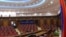 Armenia -- The newly renovated parliament auditorium.