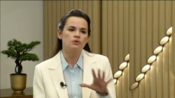 سویتلانا تیخانوفسکایا، رهبر اپوزیسیون بلاروس