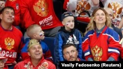 Российские болельщики в Братиславе