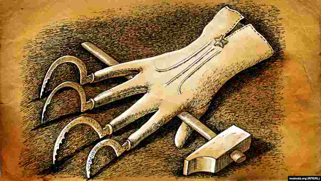 Белорусский карикатурист предпочел не раскрывать свое имя