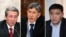 Президенттикке талапкерлер: Адахан Мадумаров, Алмазбек Атамбаев жана Камчыбек Ташиев.