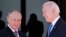 Russian President Vladimir Putin (left) and U.S. President Joe Biden before their summit meeting in Geneva on June 16. 