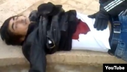 Погибший в Жанаозене в результате беспорядков 16 декабря 2011 года молодой человек. Скриншот с сайта "Ютуб".    