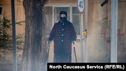 Жительница Махачкалы, архивное фото