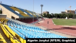 Стадион им. Д. Омурзакова в Бишкеке.