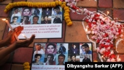 خبرنگاران و تصویربردارانی که در دو حمله انتحاری جداگانه در دهم ثور ۱۳۹۷ در منطقه شش درک شهر کابل کشته شدند.