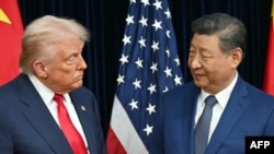 Дональд Трамп жана Си Цзинпин.