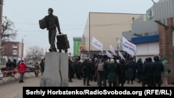 Протест предпринимателей в Славянске, 1 декабря 2020 года