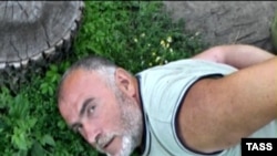 Алексей Пукач в первые мгновения после ареста