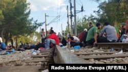 Migrants Stranded At Macedonian Border