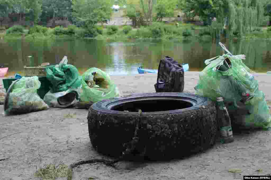 Серед найоригінальніших знахідок &ndash; черевик, кількалітрова жерстянка, жорсткий диск та автомобільна шина