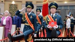 Сооронбай Жээнбековдун инаугурациясында тартылган сүрөт. 2017-жыл