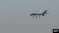 تصویر آرشیف: یک طیاره بدون سرنشین بر فراز کابل 