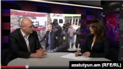 ՀԽ անդամ Վարուժան Ավետիսյանը «Ազատություն TV»-ի տաղավարում, 12-ը մայիսի, 2015թ.