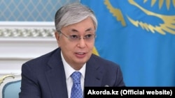Kazakh President Qasym-Zhomart Toqaev (file photo)