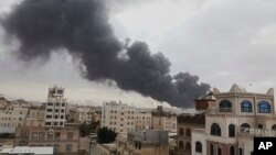 Եմեն - Իսրայելը օդային հարվածներ է հասցնում մայրաքաղաք Սանայի օդանավակայանին, 6-ը մայիսի, 2025թ. 