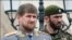 Chechen parliament speaker Magomed Daudov (right) with the region's strongman leader Ramzan Kadyrov (file photo)