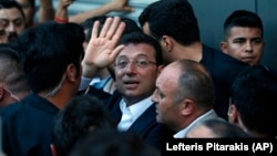 Թուրքիա - Ստամբուլի նորընտիր քաղաքապետ Էքրեմ Իմամօղլու, հունիս, 2022թ.