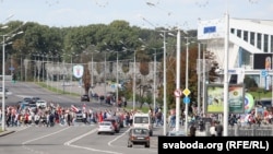 Минскидеги акция. 13-сентябрь 2020-жыл