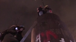 Пам'ятник Леніну зруйновано