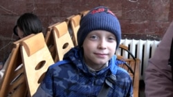 With Humanitarian Help, Ukrainian Children Cross The Country Toward Safety
