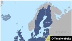 Եվամիության եւ «Արեւելյան գործընկերության» երկրների քարտեզը