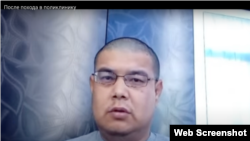 Туркменский активист Мурат Душемов. (фото из видеообращения активиста в YouTube)