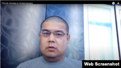 Фрагмент видео туркменского активиста Марата Душемова