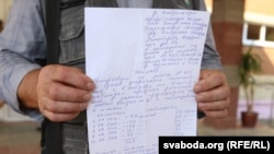 Скарга пасьля выбараў 2016 году.