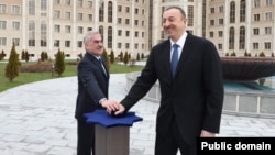 Ադրբեջանի նախագահ Իլհամ Ալիև և Նախիջևանի ղեկավար Վասիֆ Թալիբով, արխիվ