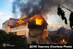 Последствия очередной российской атаки на Херсон, август 2025 года
