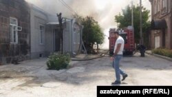 Пожар в Гюмри, 9 августа 2016 г.