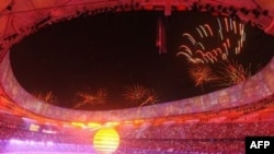 На церемонии открытия Олимпиады в Пекине 2008 г