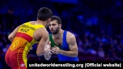 Жоламан Шаршенбеков күрөшүүдө. 2018