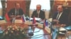 Ռուսաստանի, Հայաստանի և Ադրբեջանի արտգործնախարարները Մոսկվայում ԱՊՀ-ի հանդիպման ժամանակ, ապրիլ, 2014թ․