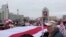 Білорусь: понад тисяча пенсіонерів знову вийшли на марш (відео)