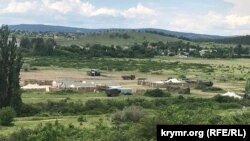 База российских военных, Белогорский район аннексированного Крыма, 14 июня 2021 года