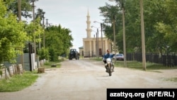 Казахстан. Виды села Оразак. Акмолинская область, 11 июня 2021 года  