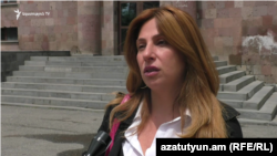 Armenia -- Leader of the Yerkir Tsirani party Zaruhi Postanjian, Yerevan, 24May2017