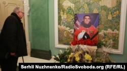 Церемонія прощання з Леонідом Каденюком в клубі Кабінету міністрів у Києві, 2 лютого 2018 року